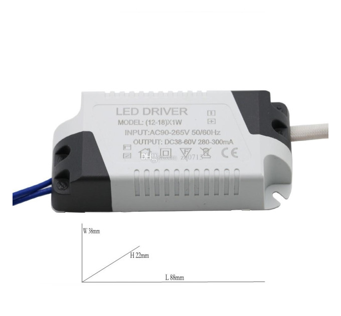 Драйвер світлодіодний до LED-70W 176-265V 460mA