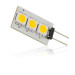 Лампа світлодіодна LED G4 0.6W 3 pcs WW LF AC12V SMD5050