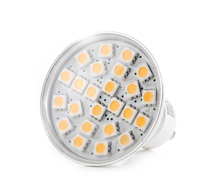 Лампа світлодіодна LED 3.3W GU10 WW MR16 220V