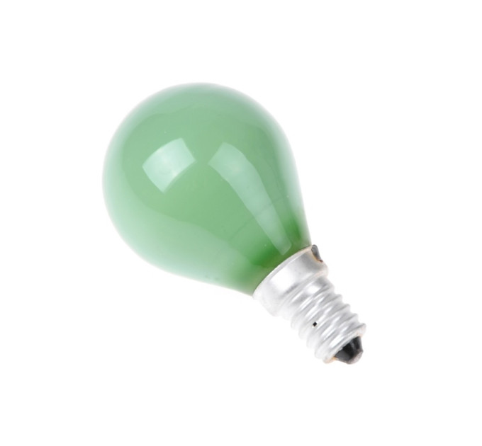 Лампа накаливания 25W E14 P45 GREEN 220V