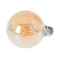 Лампа светодиодная LED 8W E27 COG WW G95 Amber 220V