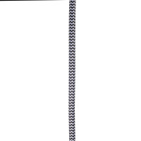 Декоративний кабель у тканинному обплетенні IU-2 2x0,75 BK/WH