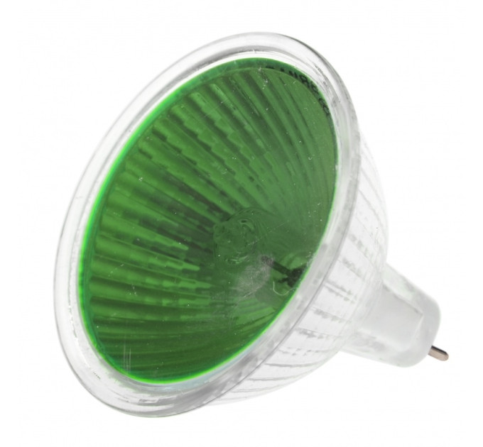 Лампа галогенная 20W GU5.3 MR16 (36) Green Br 12V