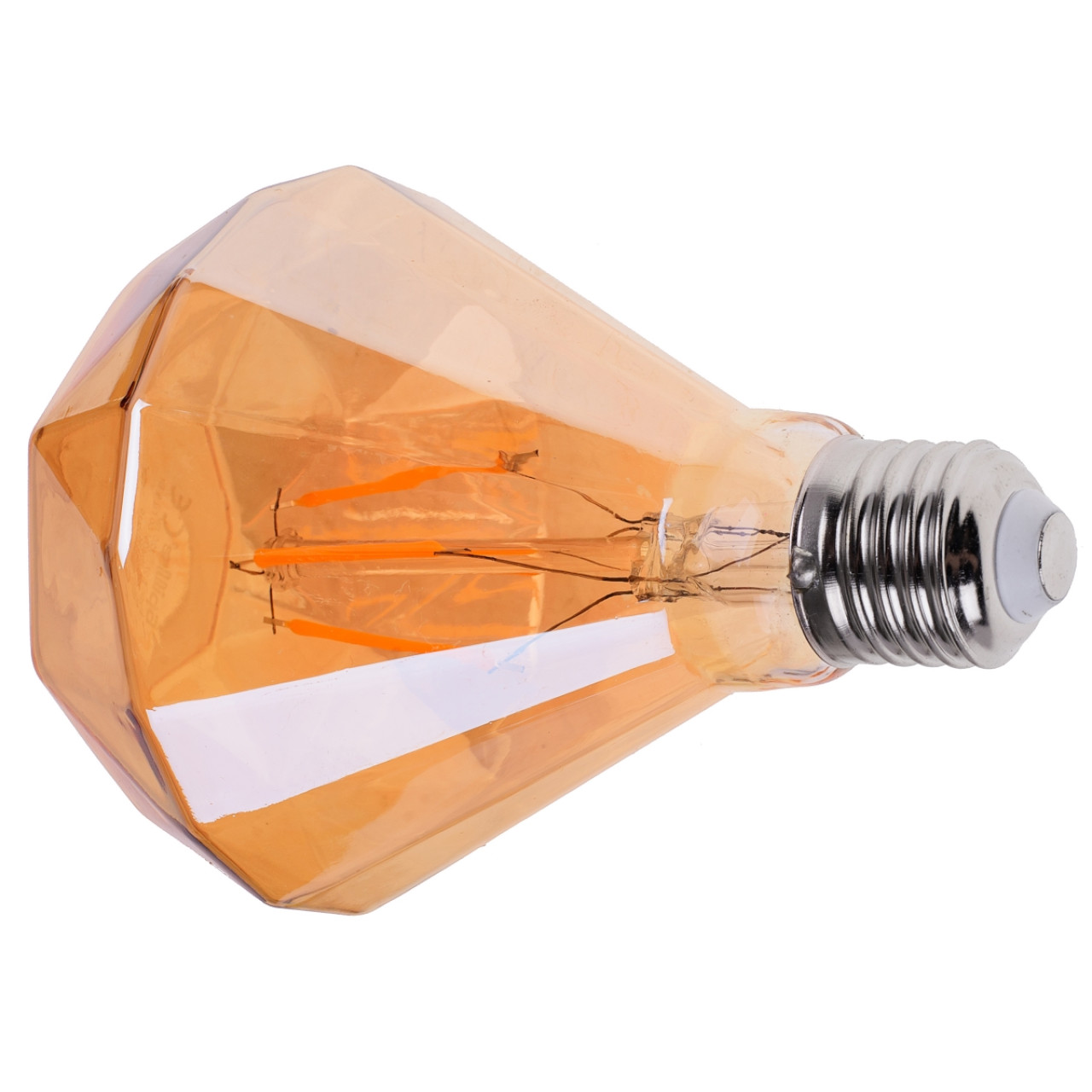 Лампа світлодіодна LED 6W E27 COG WW PZ95 Amber 220V