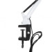 Настольная лампа на гибкой ножке на струбцине MTL-07 White