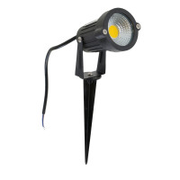 Грунтовий світильник LED 5W WW COB IP65 BK (AS-11)