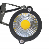 Грунтовий світильник LED 5W WW COB IP65 BK (AS-11)