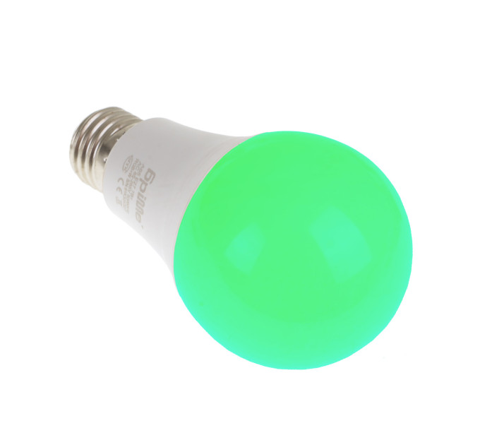 Цветная лампа с пультом LED 7W+W E27 RGB R+DR A65 220V