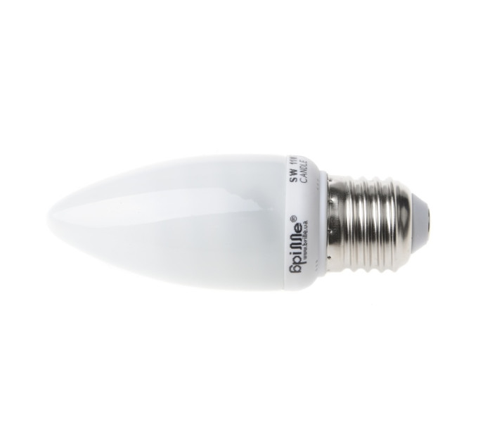 Лампа энергосберегающая свеча E27 SW 11W/827 CANDLE-a 220V