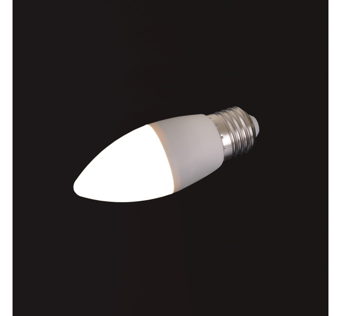 Диммируемая светодиодная лампа 7W E27 С37 NW Dim 220V