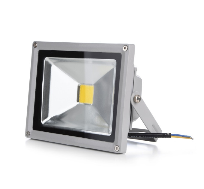 Прожектор вуличний LED вологозахищений IP65 HL-15/20W COB сірий