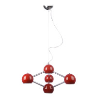 Люстра молекула подвесная E14 40W Red (BL-317S/5)