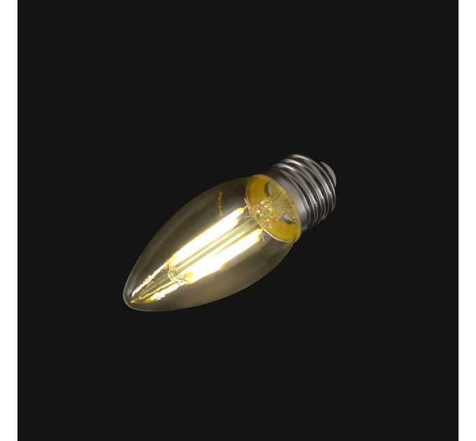 Світлодіодна лампа E27 6W WW C35 COG 220V