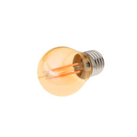 Лампа светодиодная LED 6W E27 COG WW G45 Amber 220V