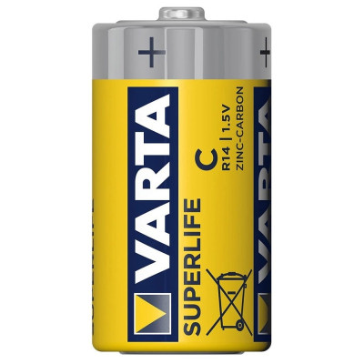 Елемент живлення VARTA SUPERLIFE C BLI 2 ZINC-CARBON