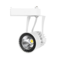 Светильник трековый поворотный LED-410/12W NW WH COB
