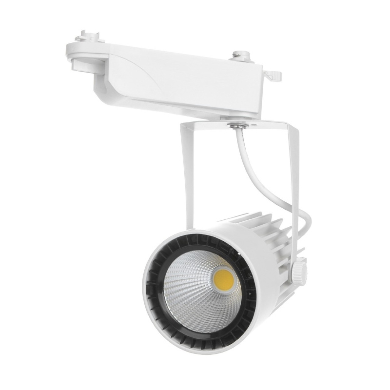 Світильник трековий поворотний LED 410/24W WW WH COB