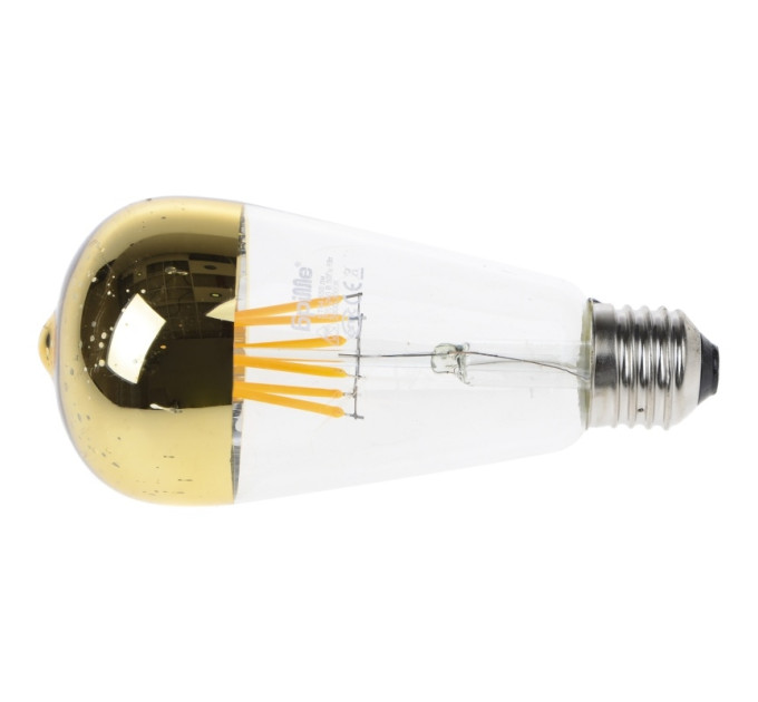 Лампа світлодіодна LED 6W E27 COG WW ST64 G 220V