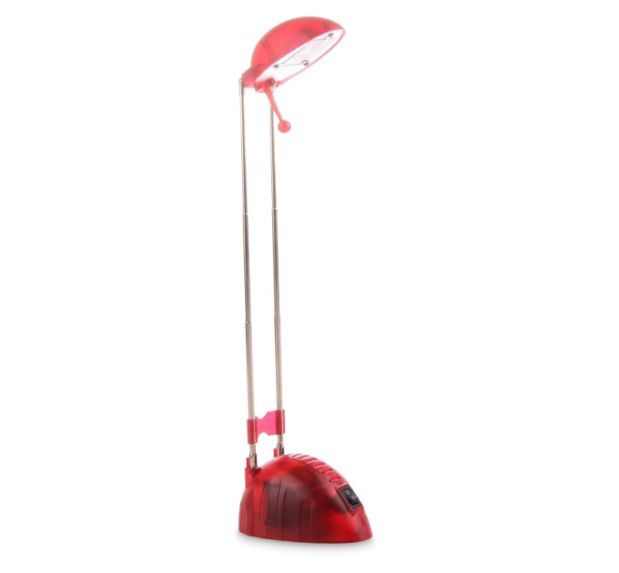 Настольная лампа на гибкой ножке офисная SL-01 TR/Red