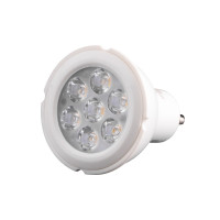 Лампа светодиодная LED 6W GU10 CW MR16-PA 220V