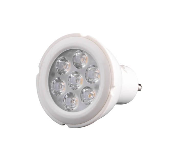 Лампа світлодіодна LED 6W GU10 CW MR16-PA 220V