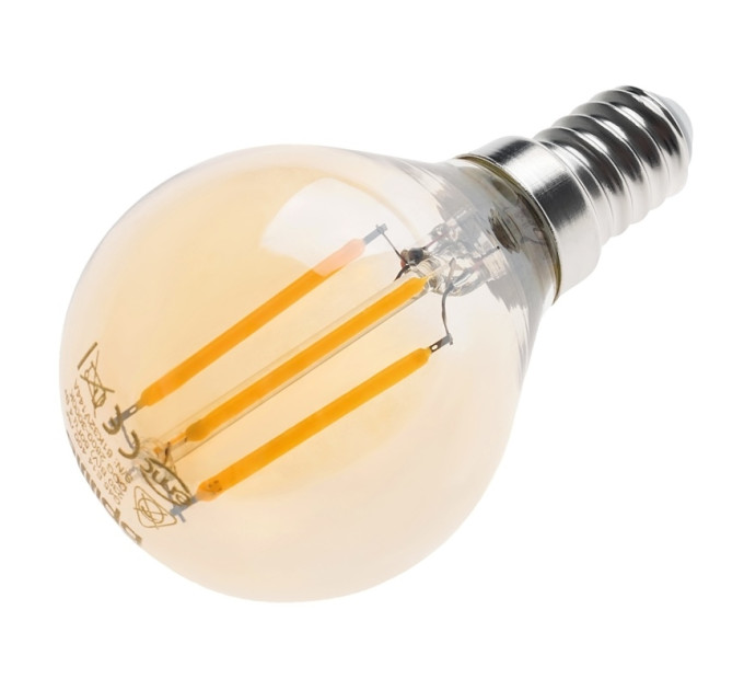 Лампа светодиодная LED 4W E14 COG WW G45 Amber 220V