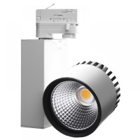 Светильник трековый поворотный LED 401/34W WW COB WH