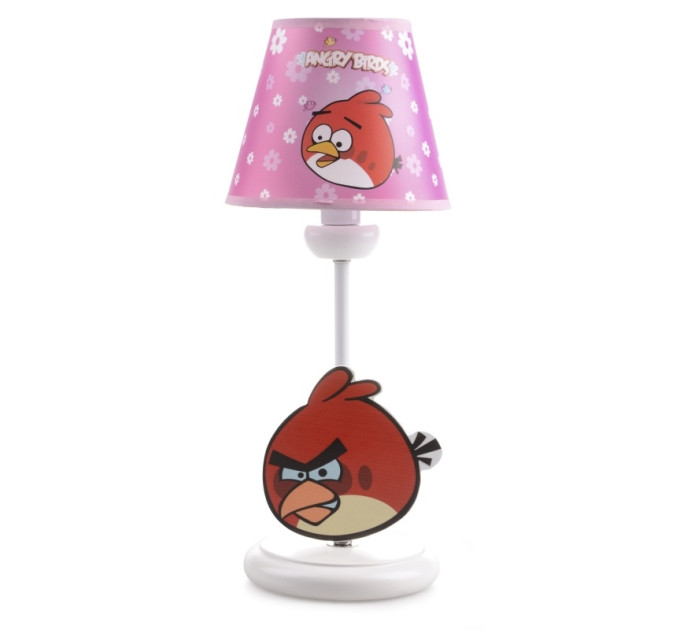 Настольная лампа из дерева для детской "Angry Birds" TP-025 E14 PN