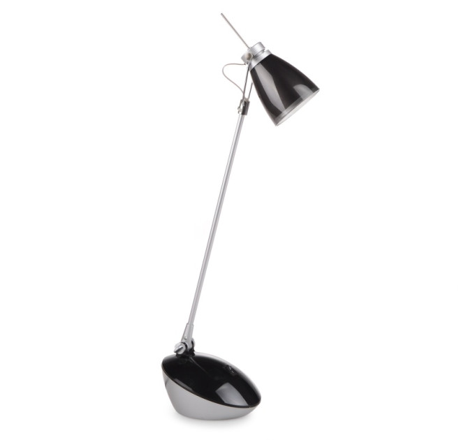 Настільна лампа на гнучкій ніжці офісна SL-07 BLACK