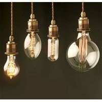 Декоративні лампочки - види і форми ретро ламп
